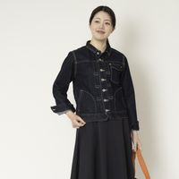 vent blanc/デニムジャケット